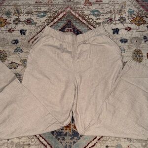 Uniqlo Women’s Oatmeal Flannel Pants